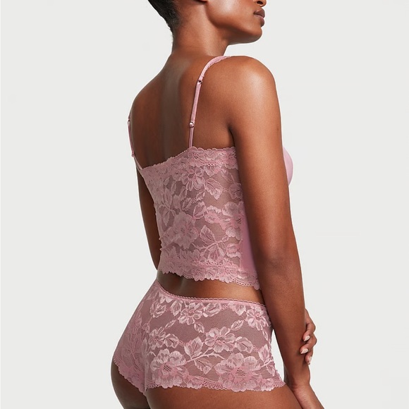 Victoria's Secret Other - Victoria’s Secret Modal & Lace Cropped Cami Set